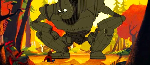 Still from the 1999 Warner Bros animated film 'The Iron Giant'.